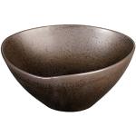 ASA Cuba Marone Schale groß, Stein, braun, 27.5x27.5x13.5 cm, 27.50x27.50x13.50 cm