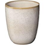 Sandfarbene Minimalistische Asa Becher & Trinkbecher Glänzende aus Keramik 