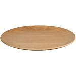 Braune Rustikale Asa Runde Runde Tabletts 30 cm aus Holz 