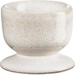 Sandfarbene Minimalistische Asa Runde Eierbecher glänzend aus Keramik 