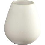 Weiße 18 cm Runde Vasen & Blumenvasen 18 cm matt aus Steingut 