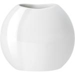 Weiße 23 cm Asa Moon Organische Vasen & Blumenvasen 23 cm glänzend aus Keramik 