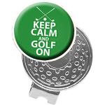 Asbri Golf Keep Calm and Golf on Gap Clip, Unisex,