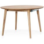 Möbel-Eins Runde Runde Esstische 120 cm geölt aus Massivholz ausziehbar Breite 0-50cm, Höhe 0-50cm, Tiefe 0-50cm 