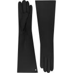 Schwarze Plastrons & Krawattenschals aus Leder enganliegend Größe 7 