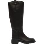 Reduzierte Schwarze Ash Stiefeletten & Boots mit Nieten mit Nieten aus Leder für Damen Größe 37 