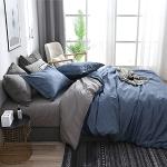 Anthrazitfarbene Bettwäsche Sets & Bettwäsche Garnituren aus Stoff maschinenwaschbar 80x80 