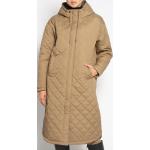 Reduzierte Beige Gesteppte Ashbourn Damensteppmäntel & Damenpuffercoats mit Reißverschluss aus Polyester mit Kapuze Größe M 