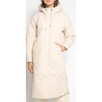 Reduzierte Weiße Gesteppte Ashbourn Damensteppmäntel & Damenpuffercoats mit Reißverschluss aus Polyester mit Kapuze Größe S 