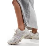 Weiße Asics Low Sneaker mit Schnürsenkel aus Leder leicht für Damen Größe 43,5 