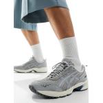 Graue Asics Low Sneaker mit Schnürsenkel aus Leder leicht für Herren Größe 43,5 