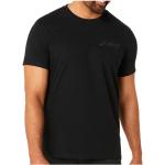 Schwarze Langärmelige Asics T-Shirts für Herren Größe S 