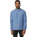 Blaue Asics Core Herrenjacken aus Polyester mit Reflektoren Größe XXL 