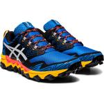 Blaue Asics Gel Fujitrabuco Trailrunning Schuhe leicht für Herren Größe 40 