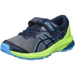 Aquablaue Asics GT 1000 Outdoor Schuhe mit Klettverschluss für Kinder Größe 33 