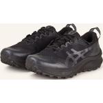 Schwarze Asics Gel Trabuco Gore Tex Trailrunning Schuhe aus Textil leicht für Herren Größe 46,5 