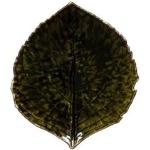 Asiet Hydrangea leaf Riviera 17 x 15 cm Dark green/Black