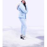 Reduzierte Blaue Asos Kapuzenmäntel mit Reißverschluss mit Kapuze für Damen Größe XS 