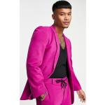 Reduzierte Rosa Elegante Asos Design Businesskleidung aus Polyester für Herren 3-teilig 