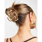Goldene Asos Design Haarklammern aus Zink für Damen 