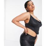 Reduzierte Schwarze Asos Bikini-Tops für Damen Übergrößen Große Größen 