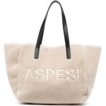 Reduzierte Goldene ASPESI Lederhandtaschen aus Kalbsleder mit Kettenhenkel für Damen 