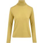 Reduzierte Gelbe ASPESI Rollkragen Damensweatshirts Größe M 