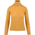 Reduzierte Gelbe ASPESI Rollkragen Damensweatshirts Größe XS 