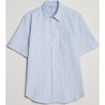 Aspesi Striped Oxford Camp Shirt Light Blue 40 - M