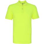 Asquith & Fox Herren Asquith and Fox Men's Polo Poloshirt, Gelb (Neon Yellow 000), X-Large