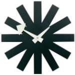 Schwarze Vitra Asterisk Clock Moderne Wanduhren 