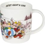 Schokoladenbraune Motiv Könitz Asterix & Obelix Becher & Trinkbecher 400 ml aus Porzellan 