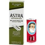 Astra 100 Astra Superior Platinum Double Edge Safety Razor Blades and Arko Shaving Cream Soap Stick