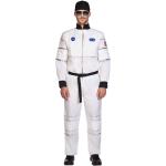 Astronauten Overall Herrenkostüm weiß - weiß