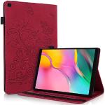 Reduzierte Rote Samsung Galaxy Tab A Hüllen Art: Flip Cases aus PU 
