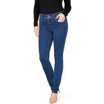 Dunkelblaue Gardeur Slim Fit Jeans aus Baumwolle für Damen 
