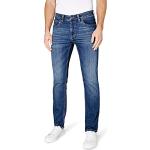 Indigofarbene Gardeur Stretch-Jeans aus Baumwolle für Herren Weite 34 