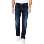 Unifarbene Gardeur Stretch-Jeans mit Reißverschluss aus Baumwolle für Herren Weite 44 