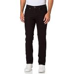 Schwarze Gardeur Slim Fit Jeans aus Denim für Herren Größe L Weite 33 