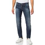 Blaue Gardeur Bill Slim Fit Jeans aus Denim für Herren Weite 33 