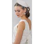 Bunte Elegante Ärmellose Nachhaltige U-Boot-Ausschnitt Brautkleider & Hochzeitskleider aus Lyocell für Damen Größe XL für den für den Frühling 