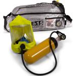 Atemluftgerät mit Atemmaske, Escape-15, für Notfall-Evakuierung, tragbar, mit Tasche