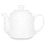 Weiße Moderne Teekannen aus Porzellan stapelbar 2-teilig 