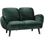 Atlantic Home Collection BEN, 2-Sitzer Sofa, Samt, grün