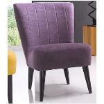 ATLANTIC home collection Cocktailsessel lila Clubsessel Sessel