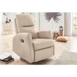 ATLANTIC home collection Relaxsessel, mit Wipp- und Relaxfunktion beige Relaxsessel Sessel