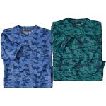 Blaue Camouflage Atlas For Men T-Shirts für Herren Größe 4 XL 2-teilig 
