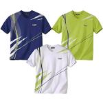 Marineblaue Sportliche Atlas For Men V-Ausschnitt T-Shirts für Herren Größe 3 XL 3-teilig 