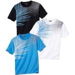 Schwarze Atlas For Men T-Shirts mit Palmenmotiv für Herren Größe XXL 3-teilig 