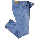 Reduzierte Hellblaue Atlas For Men Stretch-Jeans aus Denim maschinenwaschbar für Herren Größe 3 XL 